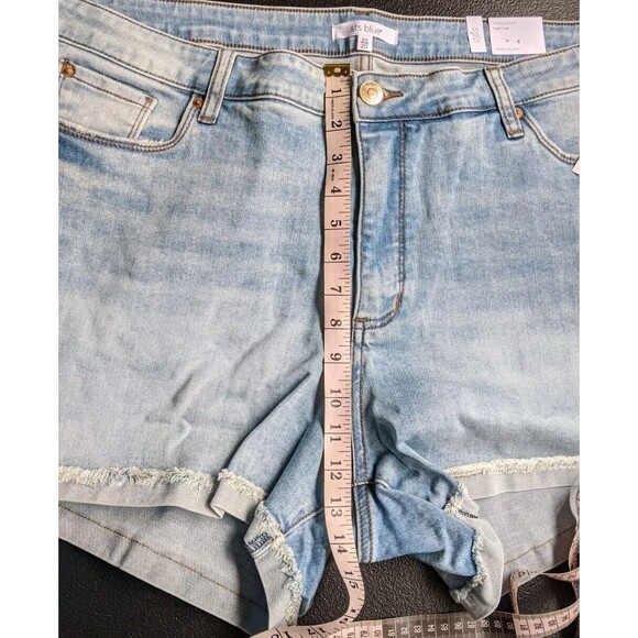 STS Blue Molly Jean Short High Rise Cuffed Color Culbertson Size 35/20 - Picture 6 of 11